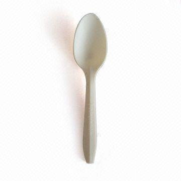Eco-Packaging 6" Compostable CPLA (Plant Based) Disposable Spoons, Case of 1000