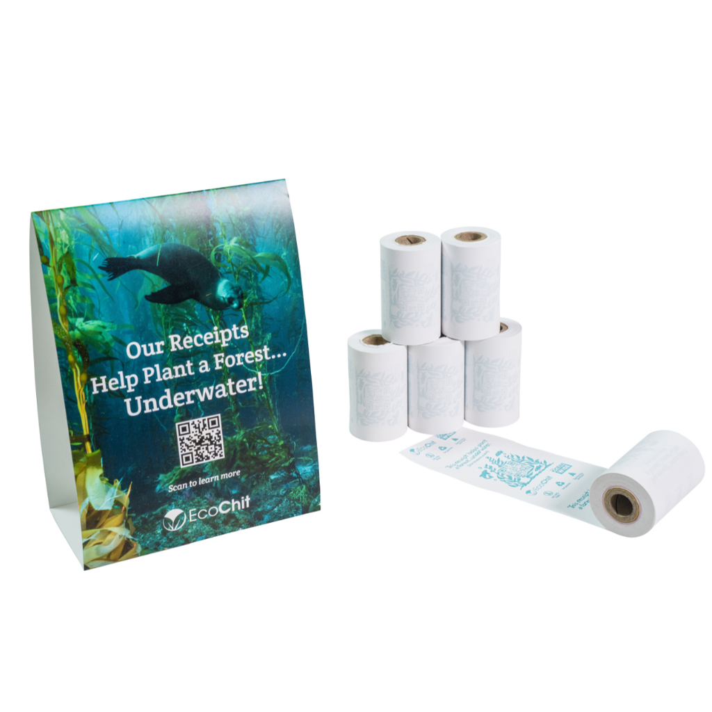 EcoChit Oceanwise Kombu 2-1/4" x 45' Phenol-Free Thermal, 50pcs