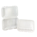 Recyclable 9x6x3" Rectangular PP Hinged Clamshell, 150pcs