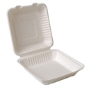Recyclable 9x9x3" PP Hinged Clamshell, 150pcs