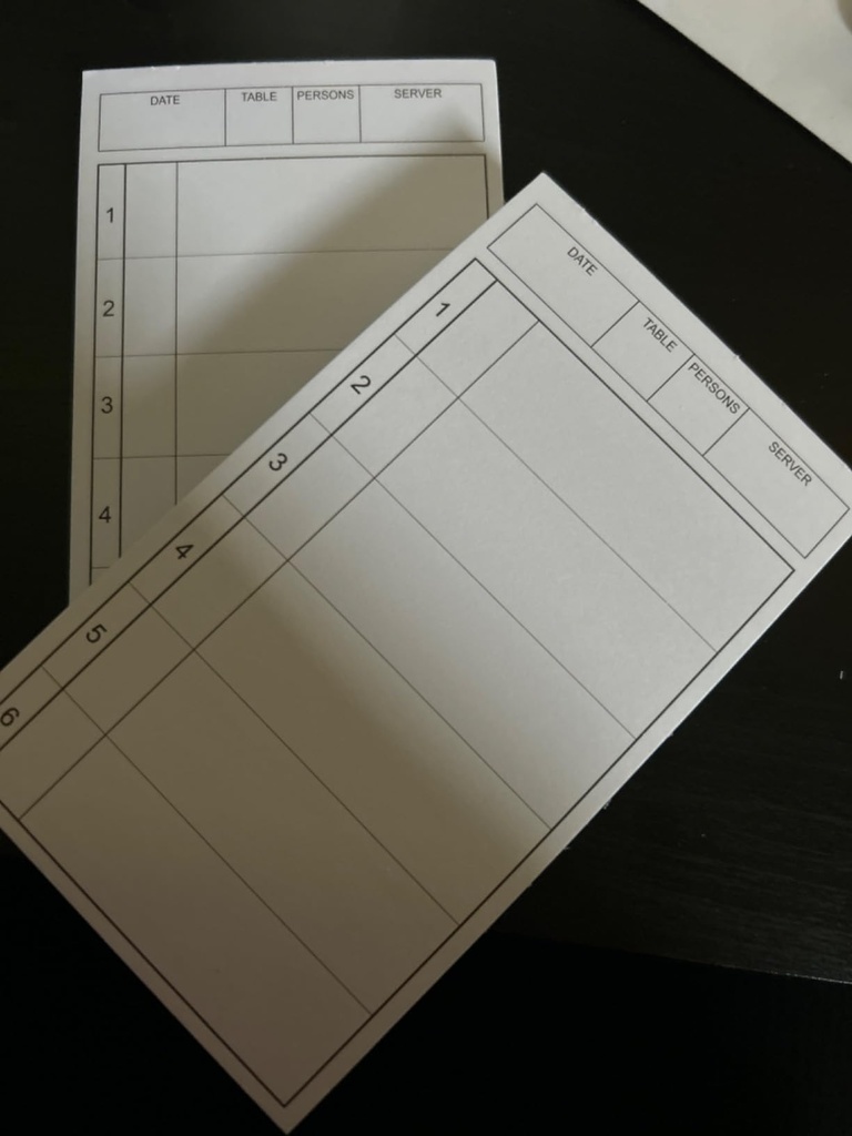C-Pac Server Lined Pads 3" x 5", 10pads