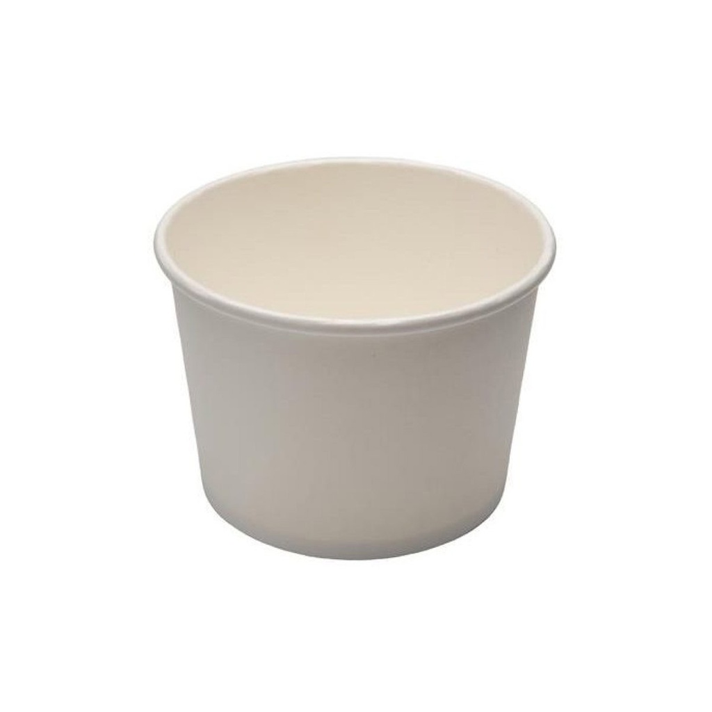 Recyclable C-Pac 16oz PE Lined Paper Bowl, 500pcs