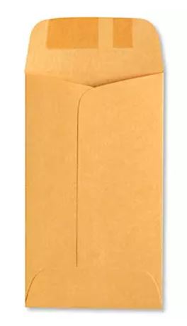 C-Pac Kraft #3 Coin Envelopes Brown 2.5"x4.25", 500/box