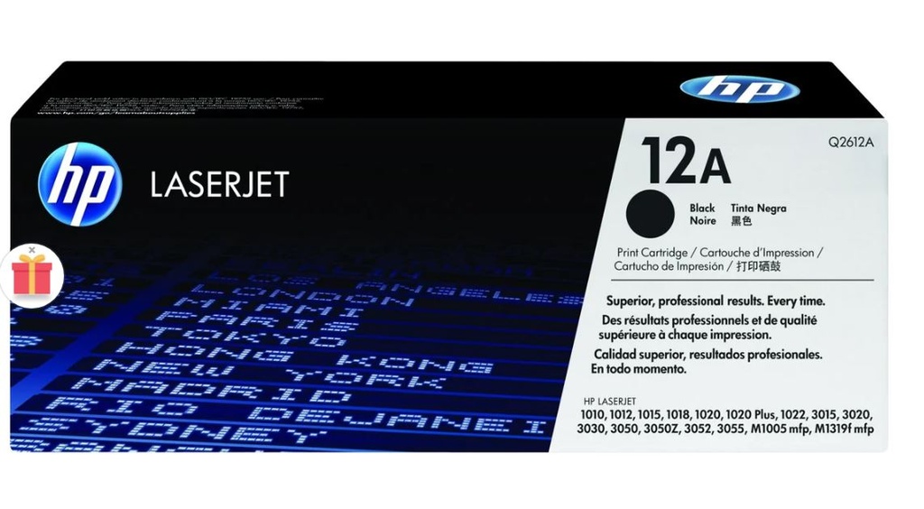 HP 12A OEM Toner Cartridge Black