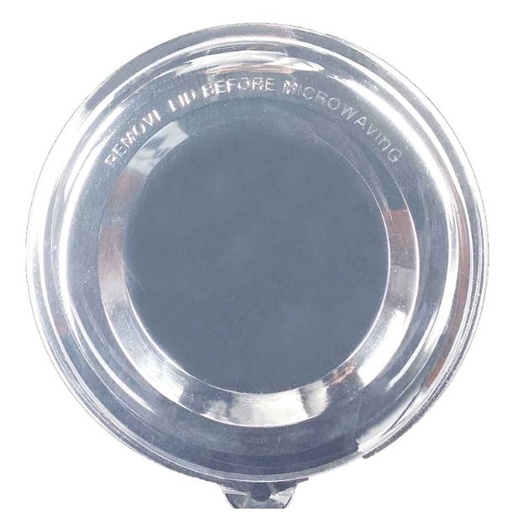 Recyclable C-Pac PET Clear Dome Lid for 24/32/48oz Salad Bowl, 400pcs