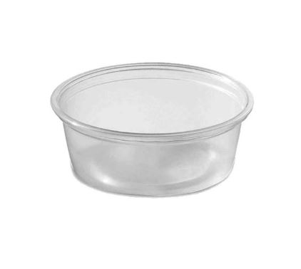 Recyclable C-Pac PP 4oz Portion Cup Clear, 2500pcs