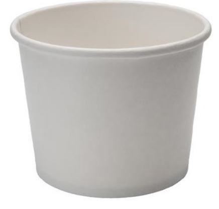 Recyclable C-Pac 10oz PE Lined Paper Bowl, 1000pcs