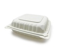 Recyclable C-Pac PP Hinged Clamshell 8x8x3" Glossy, 150pcs