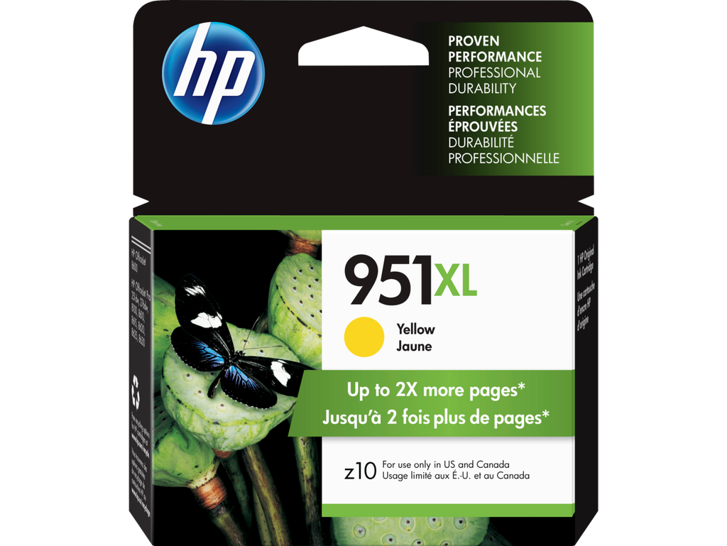 HP 951XL OEM Ink Cartridge Yellow