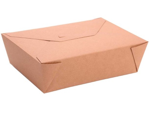 [80303GP] Recyclable GreenPak #3 Kraft Takeout Boxes, 200pcs