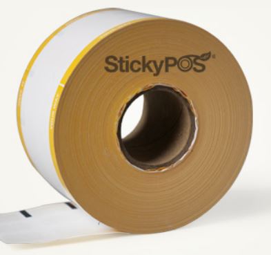 [HT1480X250] StickyPOS Tags 80x250, 18pcs