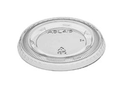 [60801L] Recyclable C-Pac PET Lid for 1oz PP Portion Cup Clear, 2500/pcs