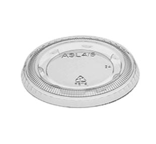 [60803L] Recyclable C-Pac PET Lid for 1.5/2oz PP Portion Cup Clear, 2500pcs