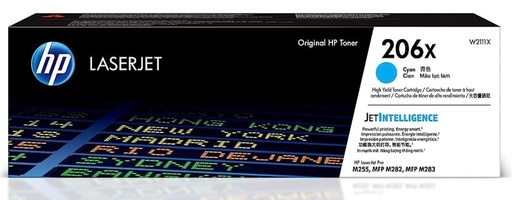 [W2111X] HP 206X OEM High Yield Toner Cartridge Cyan