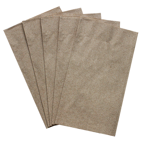 [NI1308K] Inter-Fold Napkins 13"x8" 1ply Kraft 6000pcs
