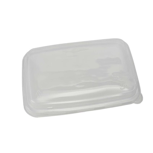 [TE-PP-SRTL108] Recyclable Eco-Packaging PP Lid for 58oz Sugarcane Tray, 300/cs