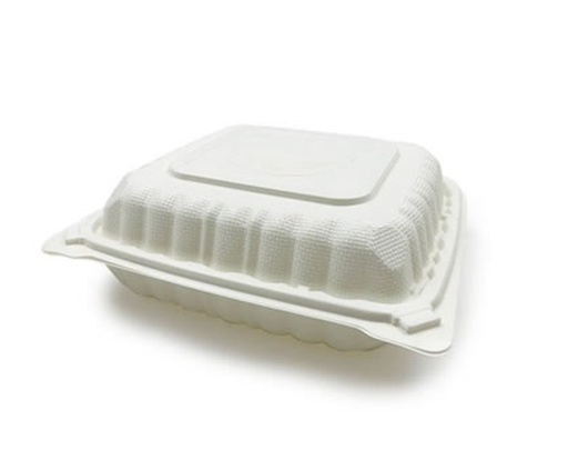 [TT-DL-ML91] Recyclable C-Pac PP Hinged Clamshell 9x9x3" Matte, 150pcs
